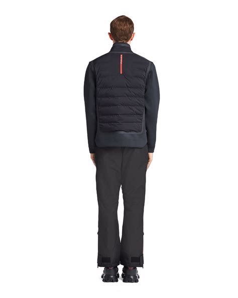 prada padded recycled double jersey jacket|Prada Padded Recycled Double Jersey Jacket .